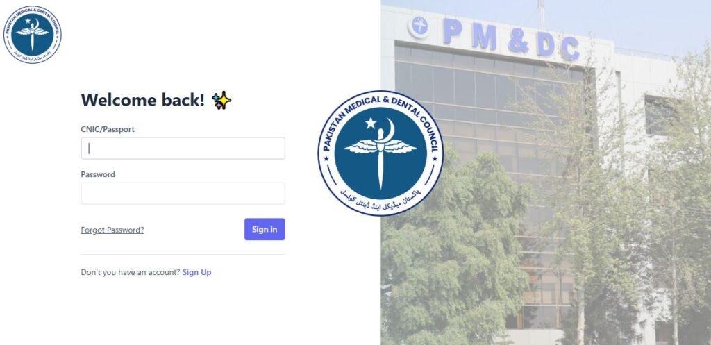PMDc Doctor login